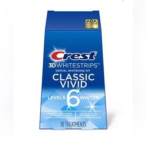 Crest 3DWhitestrips Classic Vivid for 30 minutes a day for 10 days 20 Strips